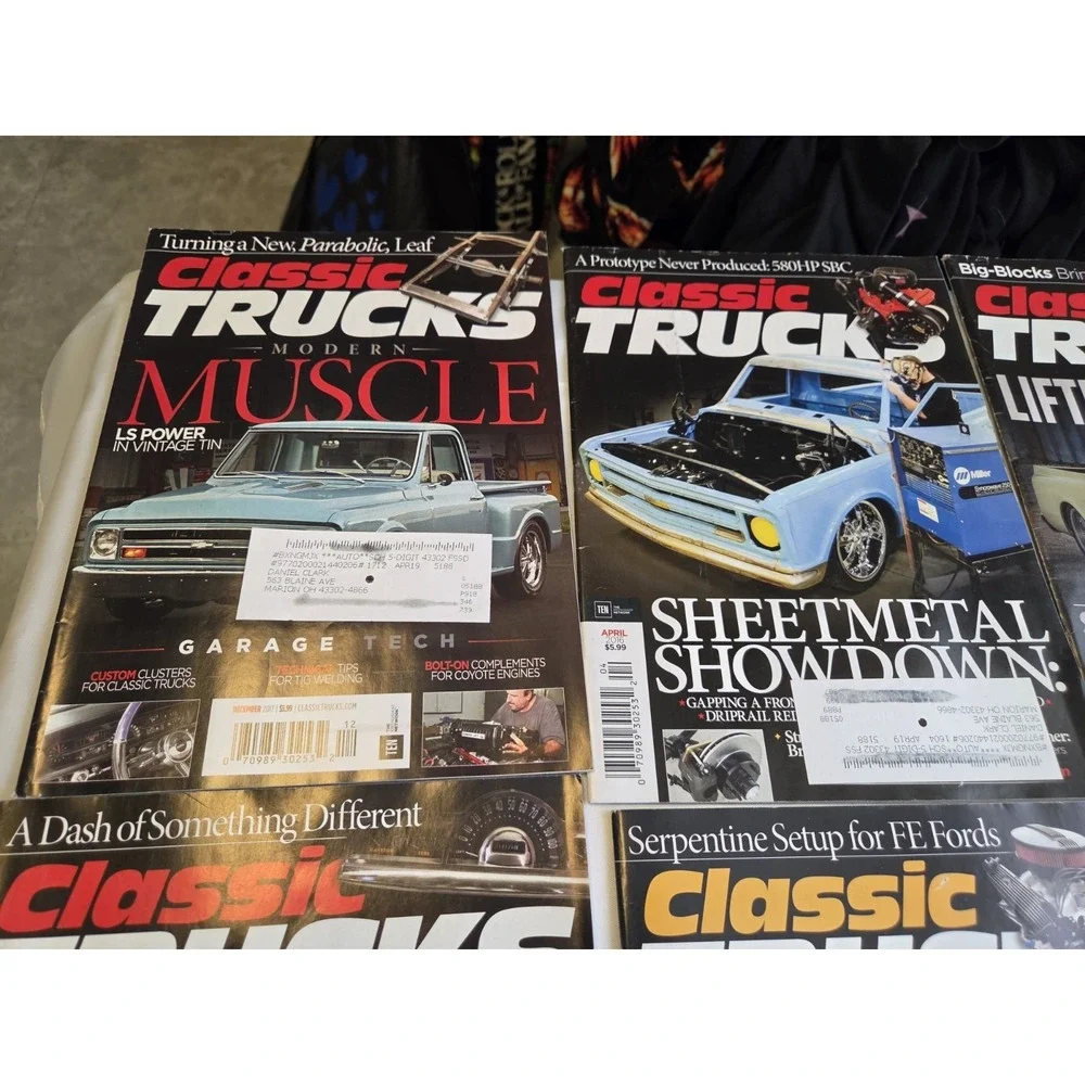 Classic Trucks Magazine Lot Of 12 Car Good Condition Supercharged Hot Rod